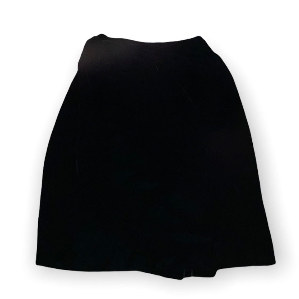 Albert Paul vintage Velvet black pencil skirt size 14